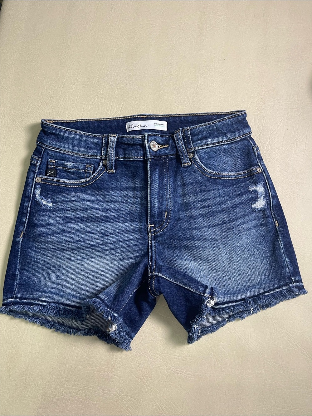 KanCan Mid Rise Jean Shorts size 25